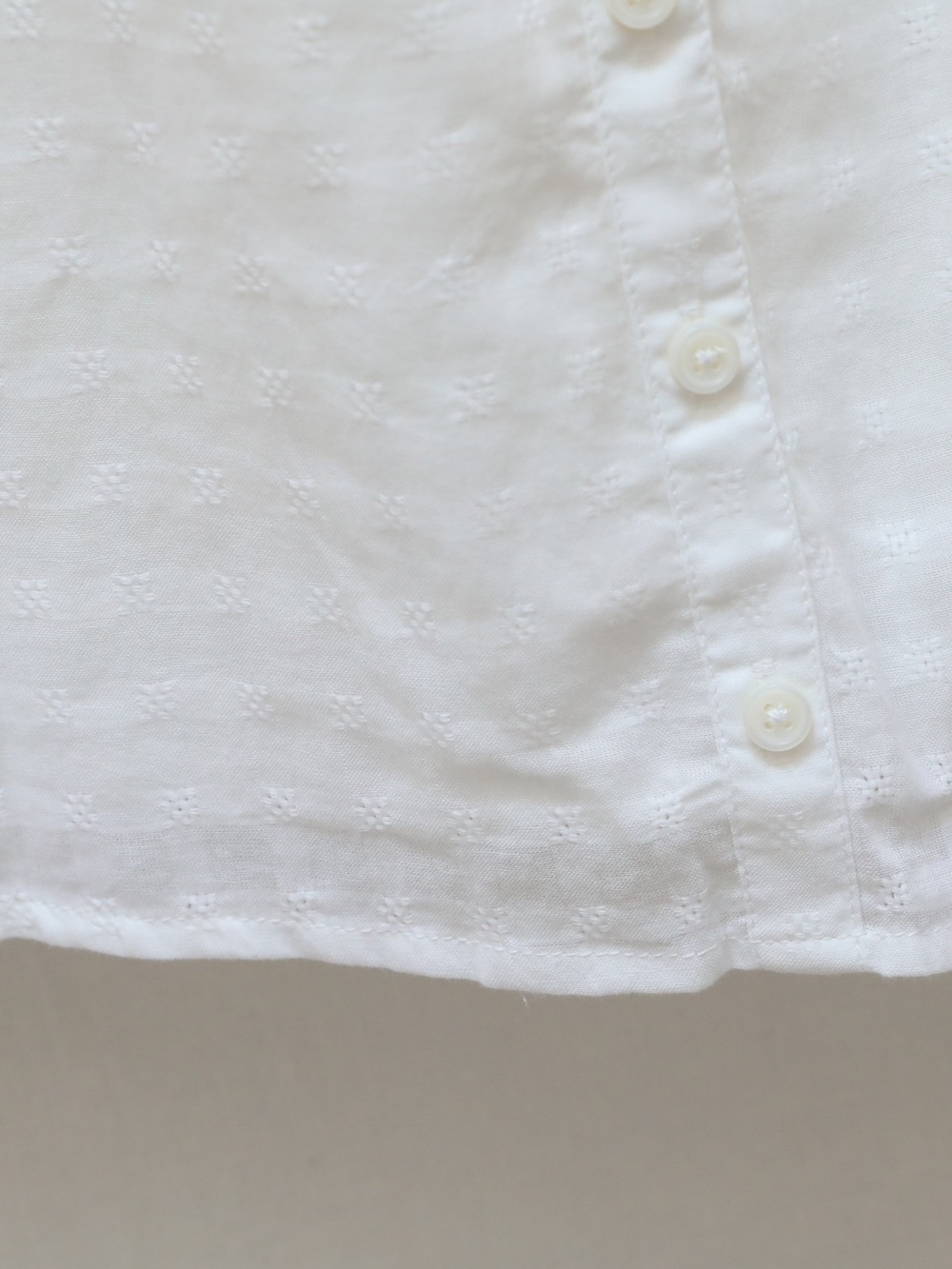 NWT Hollister BARE BUTTON THROUGH MINI Day dress white short resortwear beach M - Picture 9 of 12